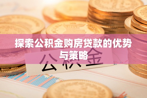 安仁探索公积金购房贷款的优势与策略