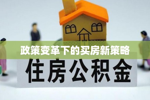 安仁政策变革下的买房新策略