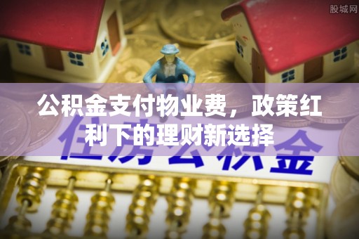安仁公积金支付物业费，政策红利下的理财新选择