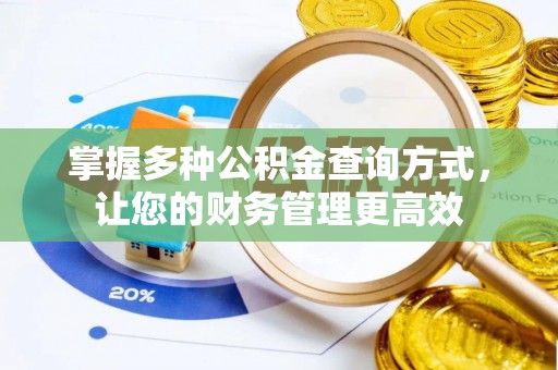 安仁掌握多种公积金查询方式，让您的财务管理更高效