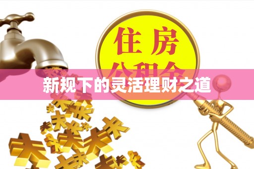 安仁新规下的灵活理财之道
