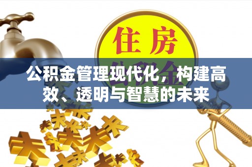安仁公积金管理现代化，构建高效、透明与智慧的未来