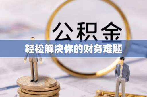 安仁轻松解决你的财务难题
