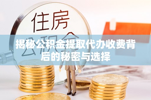 安仁揭秘公积金提取代办收费背后的秘密与选择