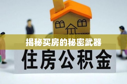 安仁揭秘买房的秘密武器
