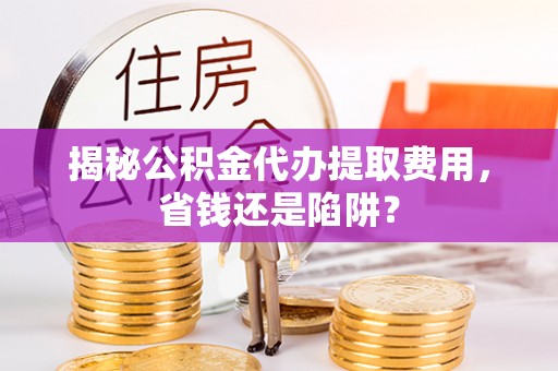 安仁揭秘公积金代办提取费用，省钱还是陷阱？