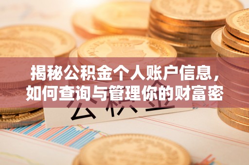 安仁揭秘公积金个人账户信息，如何查询与管理你的财富密码