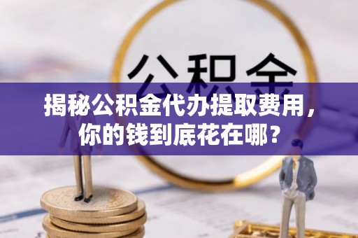 安仁揭秘公积金代办提取费用，你的钱到底花在哪？