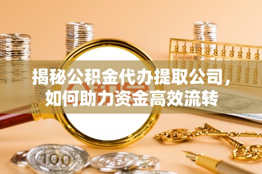 安仁揭秘公积金代办提取公司，如何助力资金高效流转