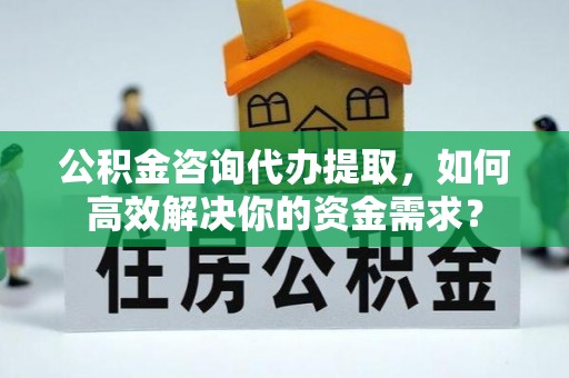 安仁公积金咨询代办提取，如何高效解决你的资金需求？