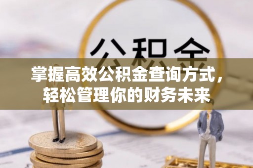 安仁掌握高效公积金查询方式，轻松管理你的财务未来