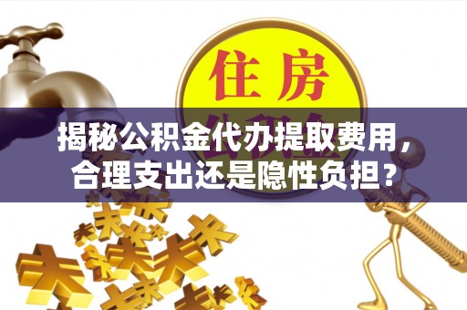 安仁揭秘公积金代办提取费用，合理支出还是隐性负担？