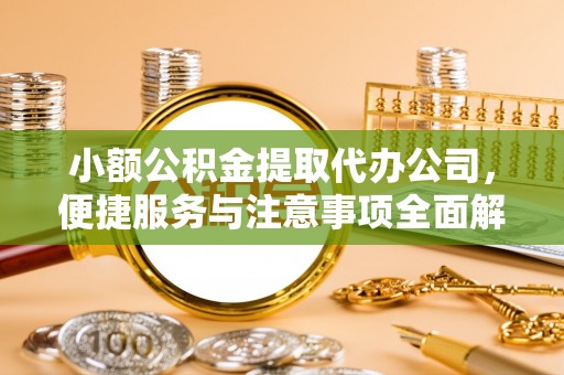 安仁小额公积金提取代办公司，便捷服务与注意事项全面解析