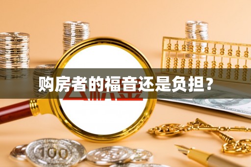 安仁购房者的福音还是负担？