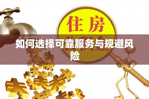 安仁如何选择可靠服务与规避风险